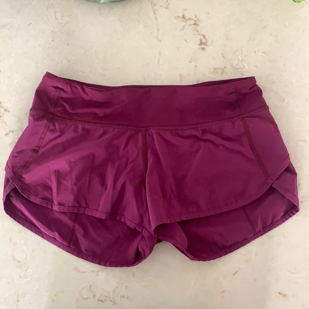 Lululemon size 4 Speed Up Short
